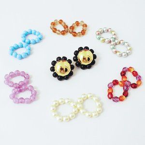 Joan Rivers Changeable Stretch Bead Earring